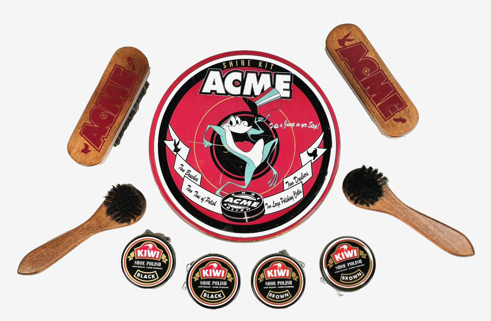 Michigan J. Frog Warner Bros. ACME Shoe Shine Kit Looney Tunes Tin Collectible